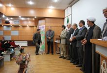 گزارش تصویری از مراسم تقدیر از کارمند نمونه در دانشگاه صنعتی شاهرود